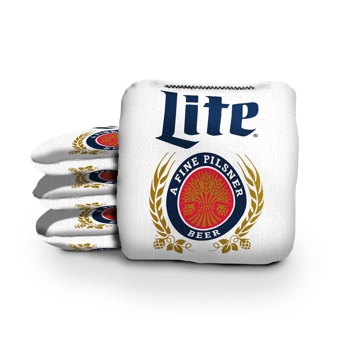 Slick Woody's Cornhole Co. Pro Style Cornhole Bags Miller Lite Beer Brand Cornhole Bags