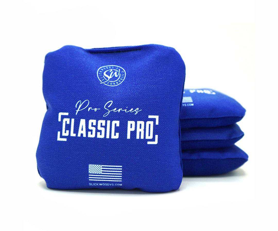 Slick Woody's Cornhole Co. Pro Style Cornhole Bags Royal Blue SW Classic Pro Cornhole Bags