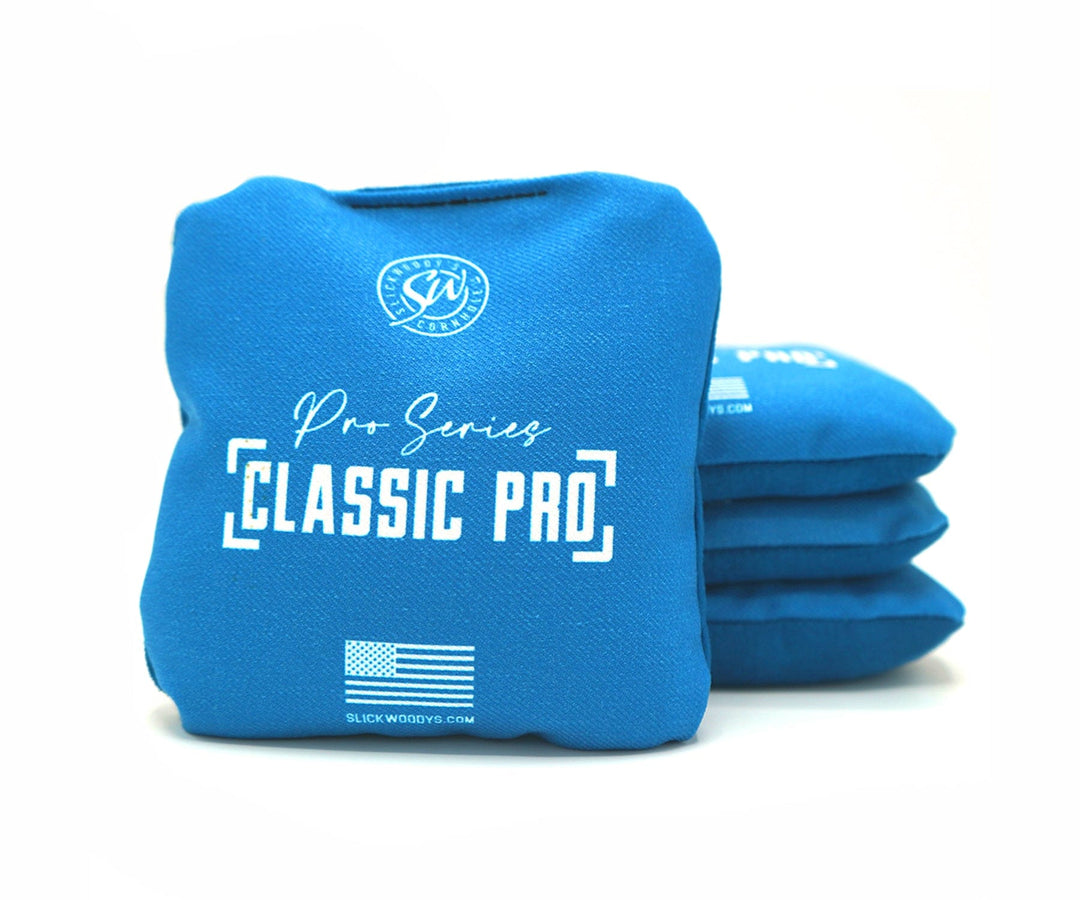 Slick Woody's Cornhole Co. Pro Style Cornhole Bags Turquoise SW Classic Pro Cornhole Bags