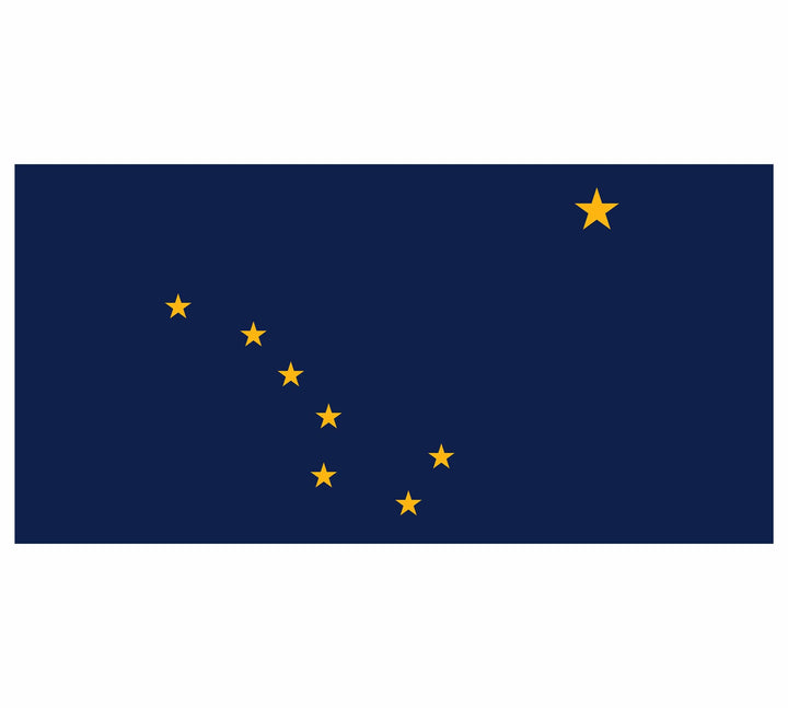 Slick Woody's Cornhole Co. state Alaska State Flag Underwater Pool Mat