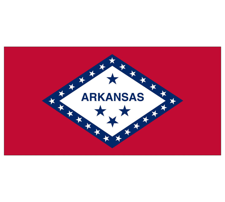 Slick Woody's Cornhole Co. State Flag Pool Tattoo Arkansas State Flag Underwater Pool Mat
