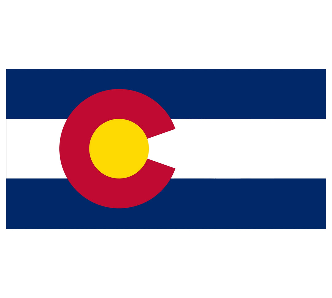 Slick Woody's Cornhole Co. State Flag Pool Tattoo Colorado State Flag Underwater Pool Mat