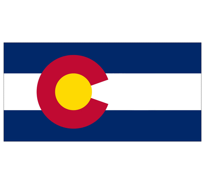 Slick Woody's Cornhole Co. State Flag Pool Tattoo Colorado State Flag Underwater Pool Mat