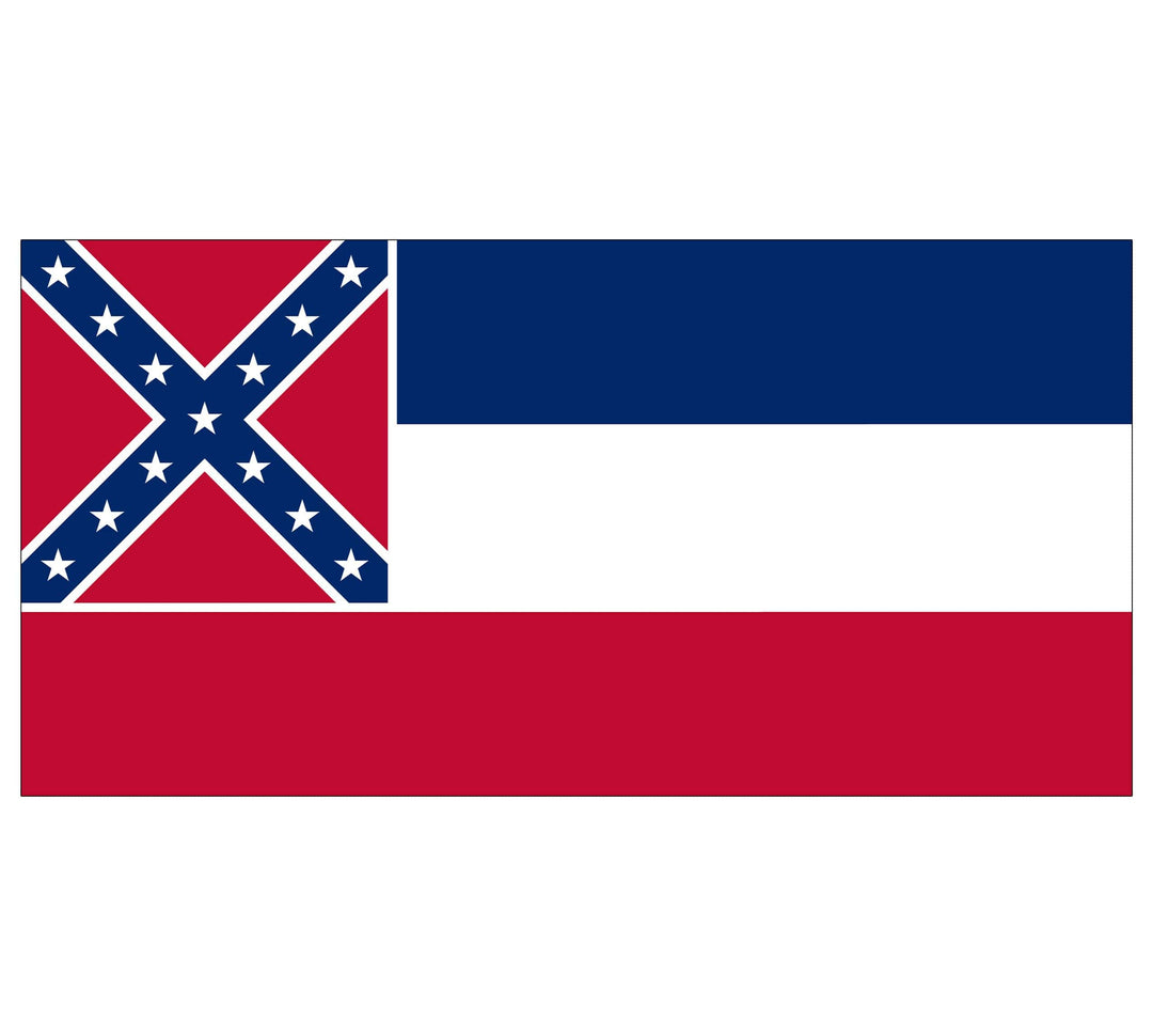 Slick Woody's Cornhole Co. State Flag Pool Tattoo Mississippi State Flag Underwater Pool Mat