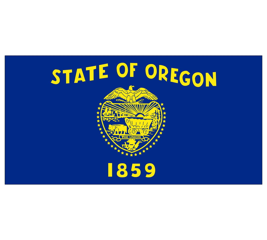 Slick Woody's Cornhole Co. State Flag Pool Tattoo Oregon State Flag Underwater Pool Mat