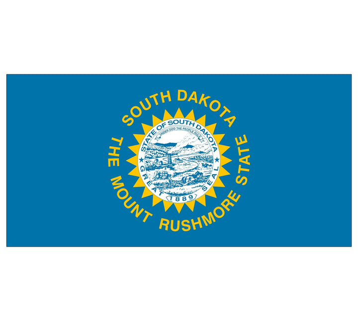 Slick Woody's Cornhole Co. State Flag Pool Tattoo South Dakota State Flag Underwater Pool Mat