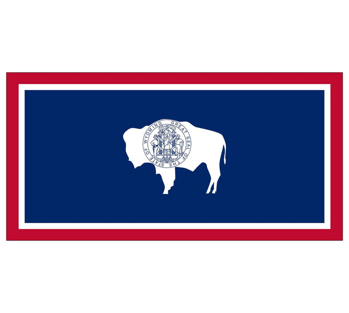 Slick Woody's Cornhole Co. State Flag Pool Tattoo Wyoming State Flag Underwater Pool Mat