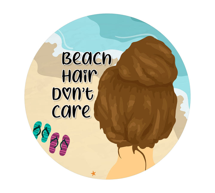 Slick Woody's Cornhole Co. Summer Sayings Pool Tattoo Beach Hair Don't Care Underwater Pool Mat Tattoo