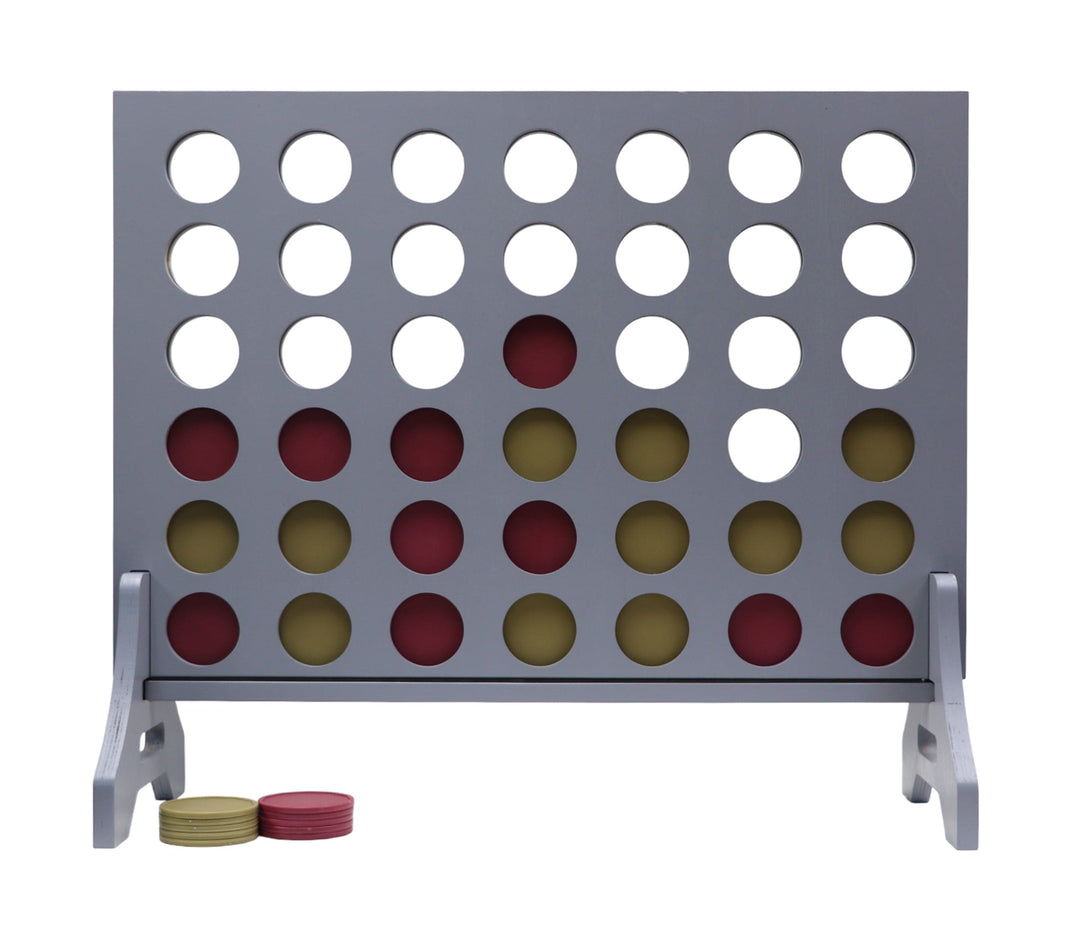 Slick Woody's Maroon / Gold Tailgating Pros Grey Giant 4 in a Row