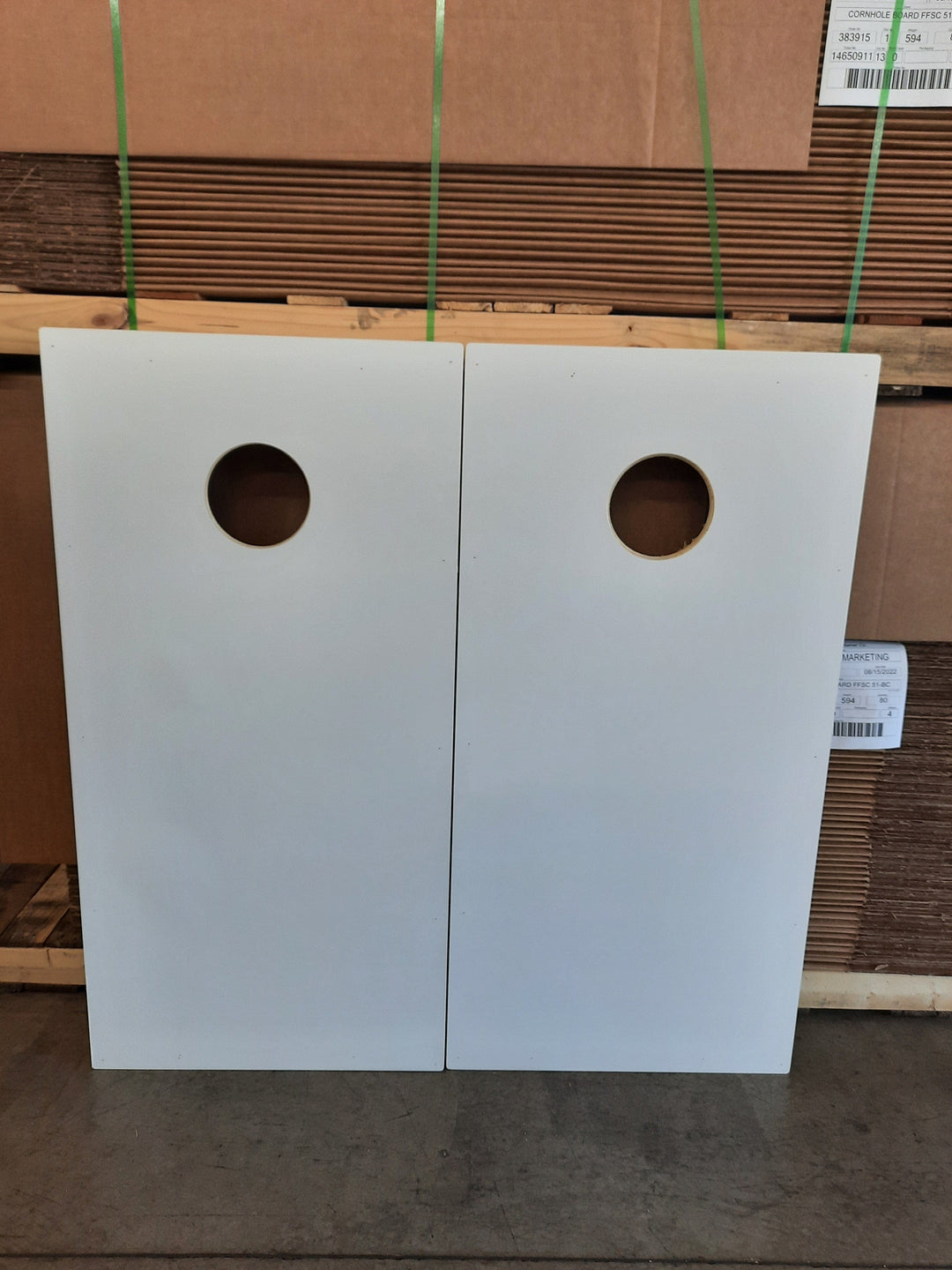 Slick Woody’s Scratch and Dent Scratch and Dent 2x4 Blank Premium Regulation Cornhole Board Set (Includes 8 Bags)/ SD038