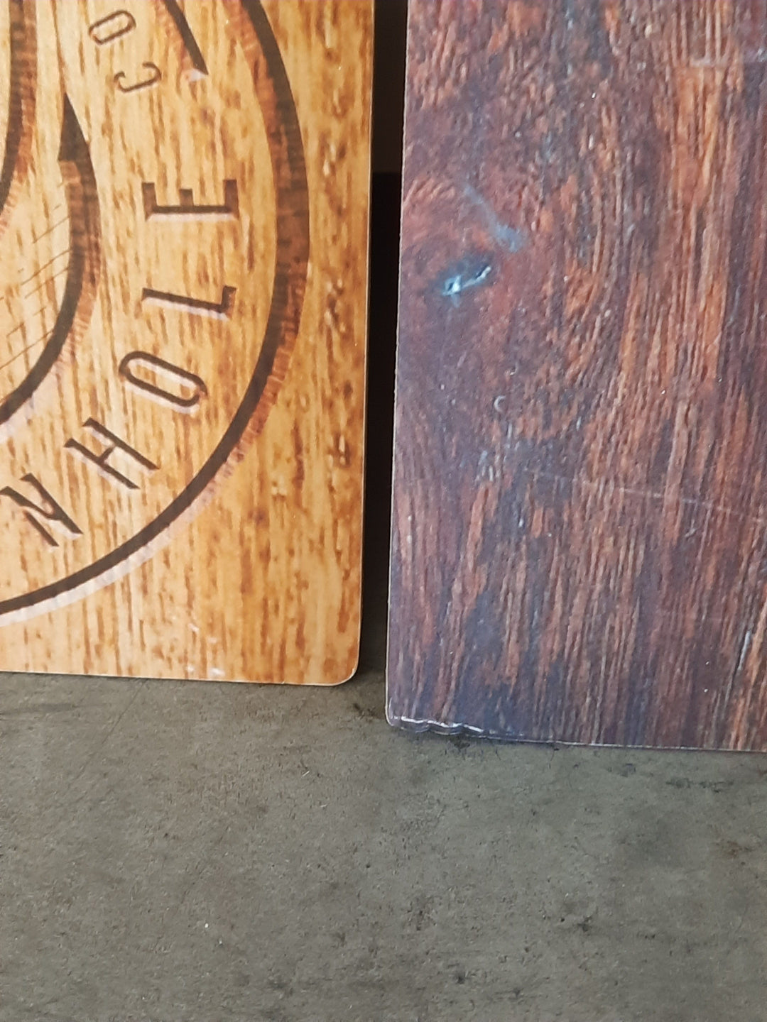 Slick Woody’s Scratch and Dent Scratch and Dent 2x4 Treated Oak Premium Regulation Cornhole Board Set (Includes 8 Bags)/ SD028