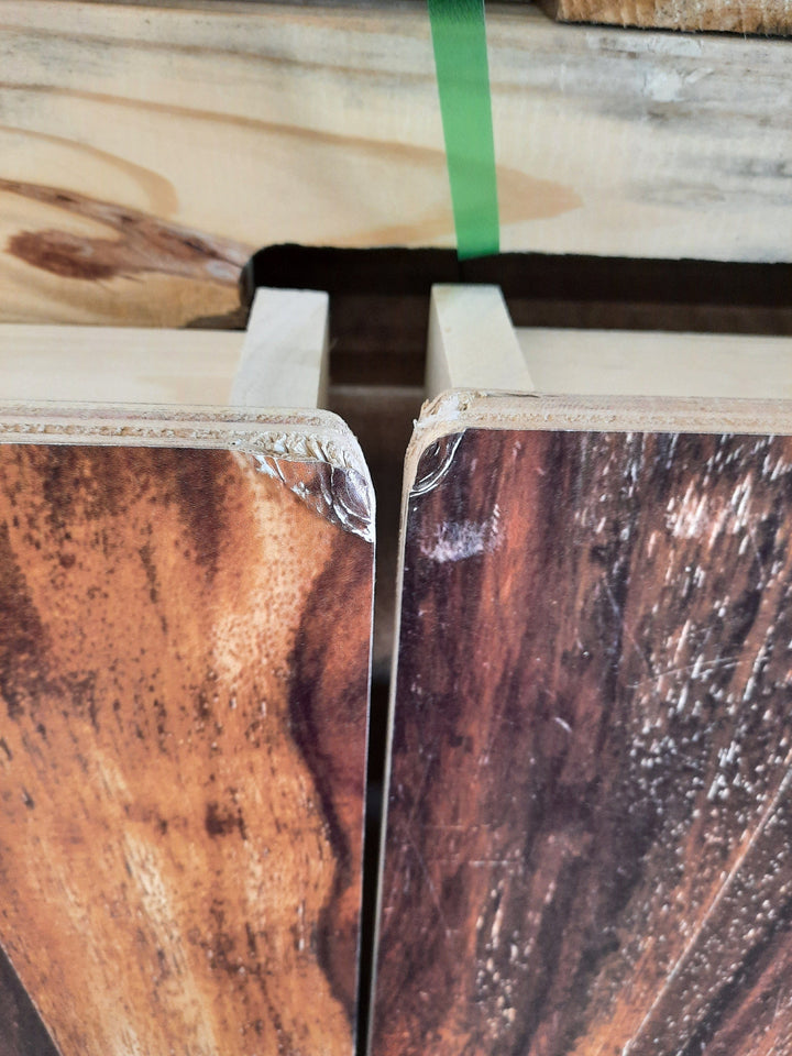 Slick Woody’s Scratch and Dent Scratch and Dent 2x4 Treated Oak Premium Regulation Cornhole Board Set (Includes 8 Bags)/ SD028
