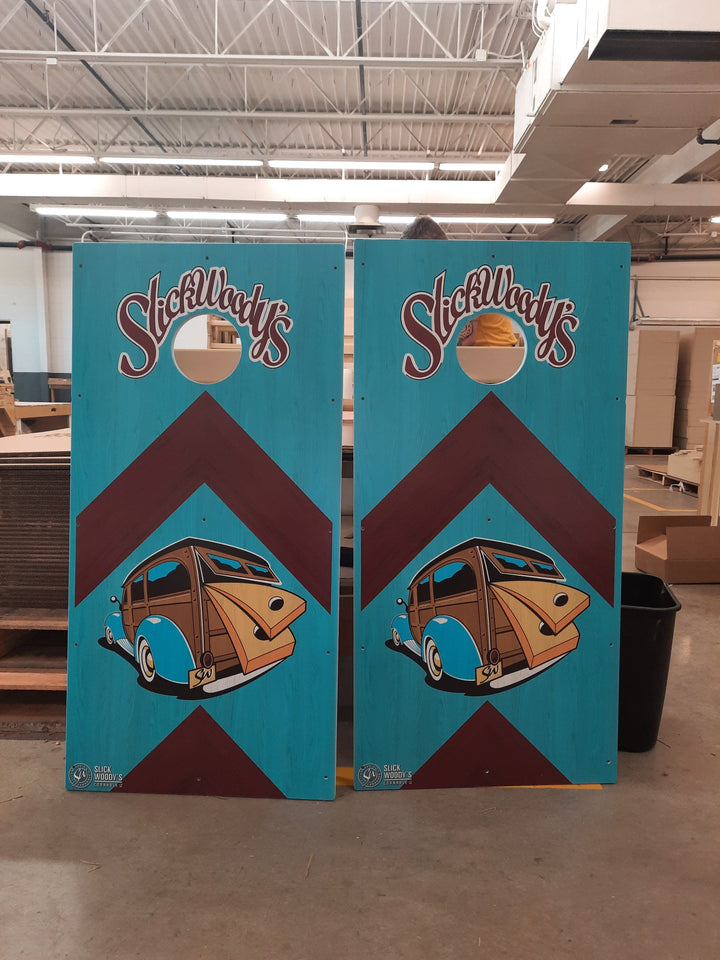 Slick Woody’s Scratch and Dent SD003 2'x 4' All-Weather Cornhole Boards