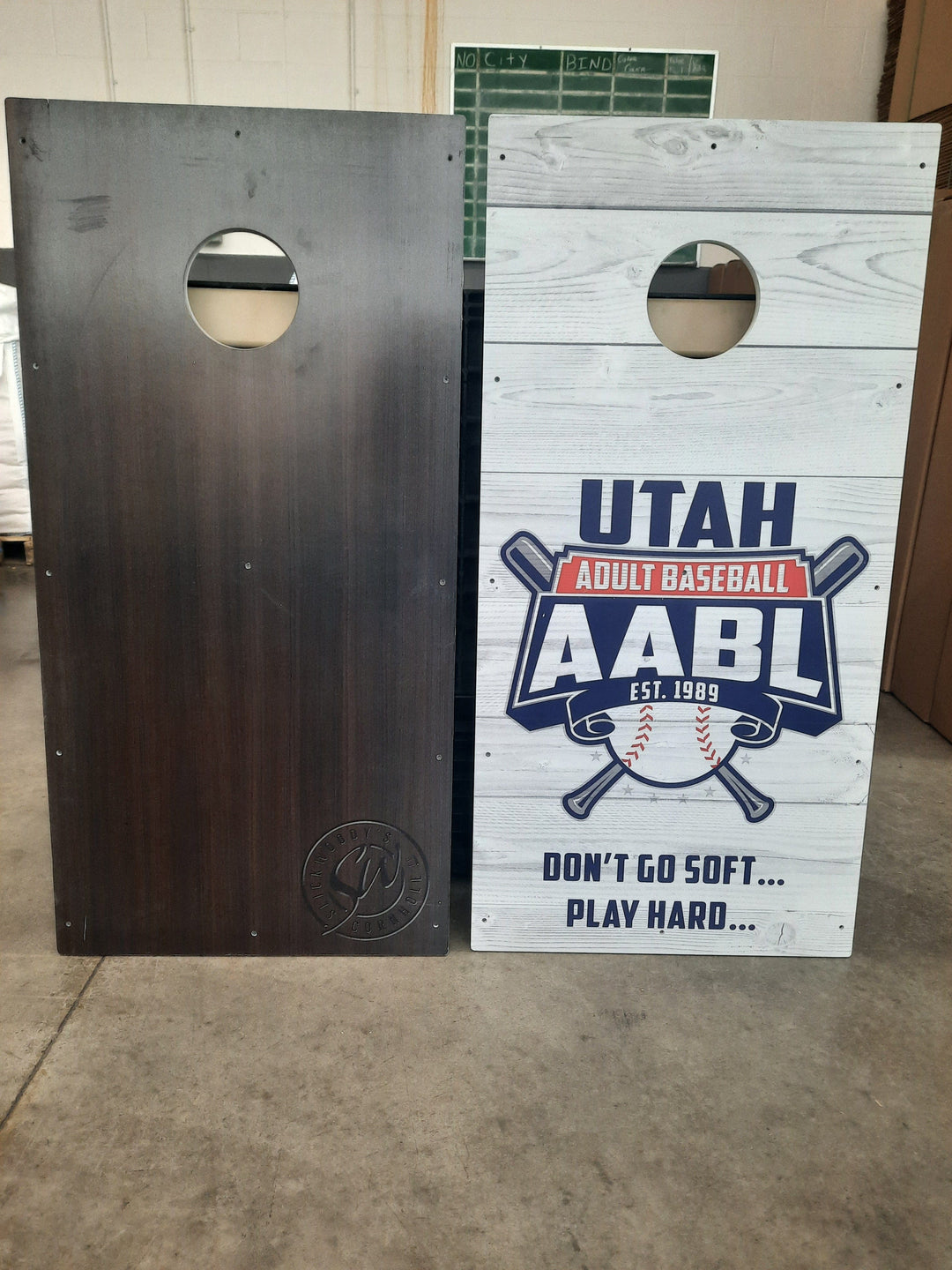 Slick Woody’s Scratch and Dent SD119 2'x 4' All-Weather Cornhole Boards