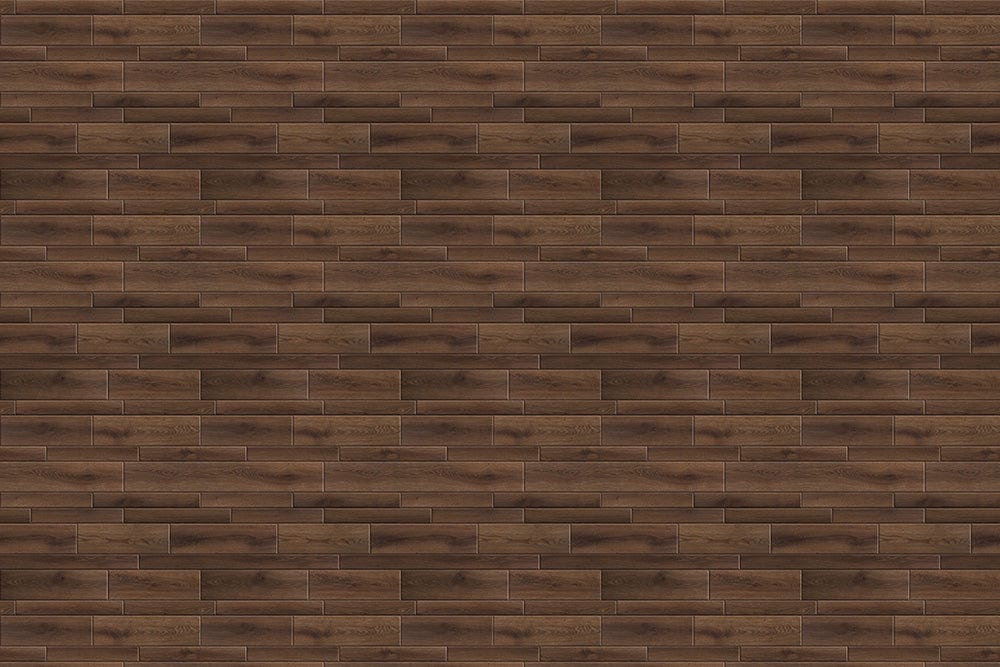 Slick Woody's Slick Prints Dark Wood Planks Accent Wall