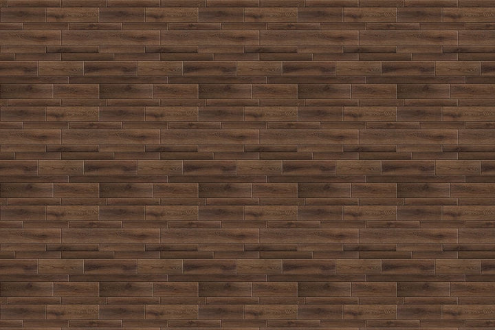 Slick Woody's Slick Prints Dark Wood Planks Accent Wall
