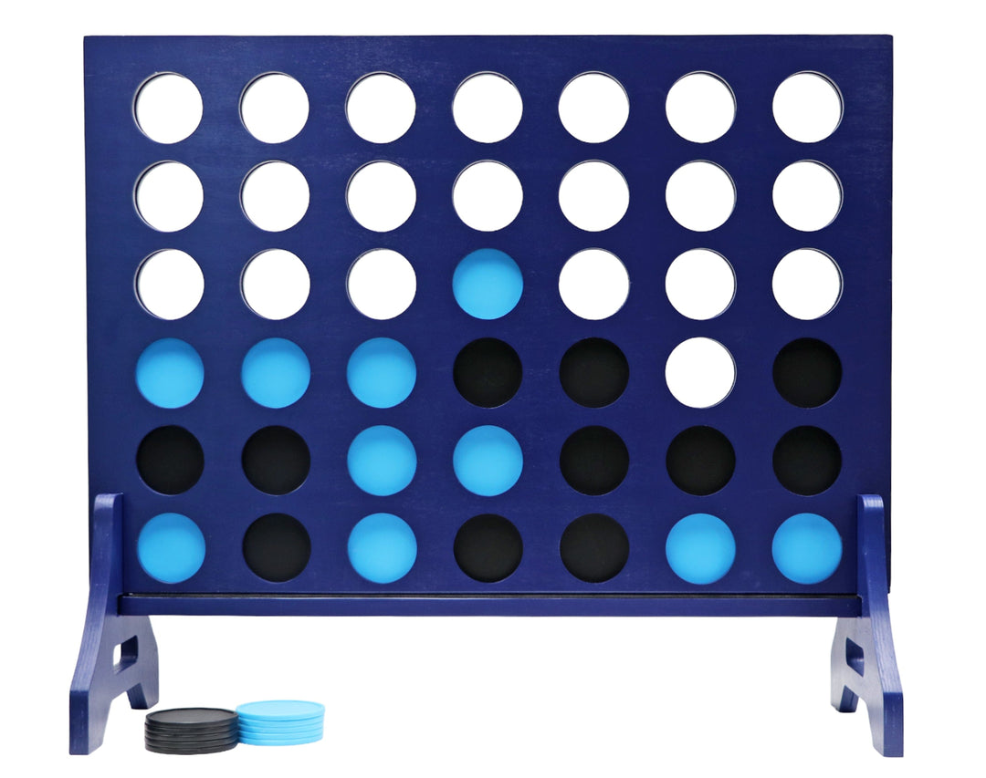 Slick Woody's Turquoise / Black Tailgating Pros Navy Giant 4 in a Row